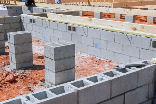 Cement Block Installation in Ellicott City
