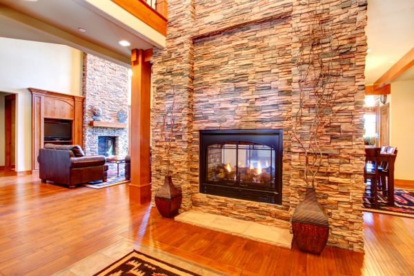 Stone Hearth Installation in Ellicott City